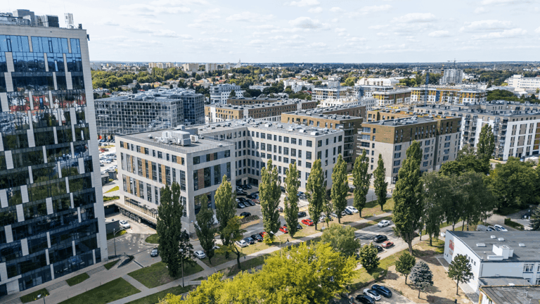 Studio Residence II - widok z góry z oddali